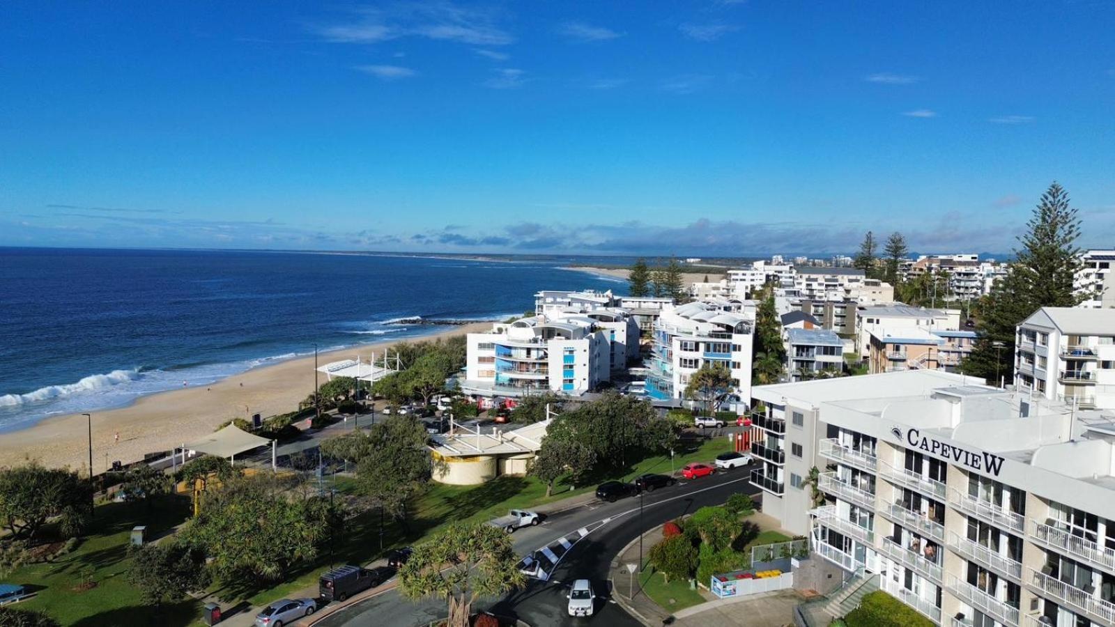 Capeview Apartments - Right On Kings Beach Caloundra Exterior foto